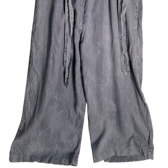 Cloth & Stone Sz XS Lightweight Tencel Sleeveless Jumpsuit Overall Wide Leg boho - Picture 8 of 13